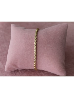 Nuit Kadın Çelik Bileklik Kararmaz 14K Altın Kaplama