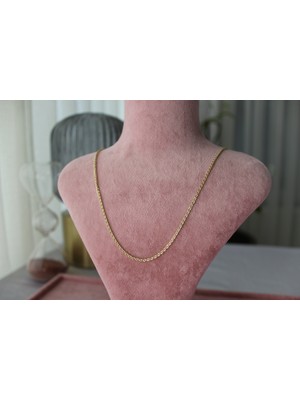 Nuit Kadın Çelik Kolye Kararmaz 14K Altın Kaplama