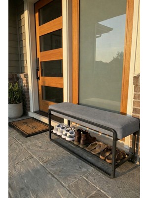 Todek Home Line Modern Bench Puf | 120 cm - Antre, Giriş Holü , Ofis Için Şık Dekoratif Bench