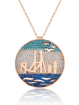 Inure Jewelry Gümüş Şehitler Köprüsü Kolye