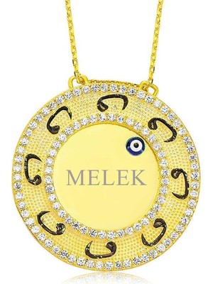 Inure Jewelry Gümüş Vav Kişiye Özel Isimli Bayan Kolye