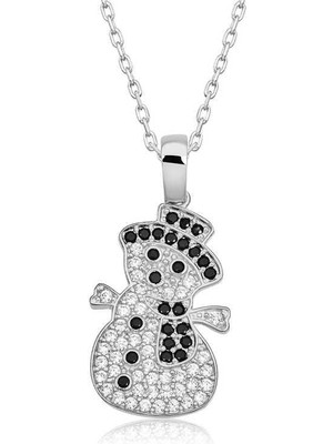 Inure Jewelry Gümüş Kardan Adam Kadın Kolye