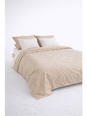 Senfoni Luxe Terra Aurea Luxury 100% Mat Pamuk Saten Çift Kişilik Nevresim Takımı