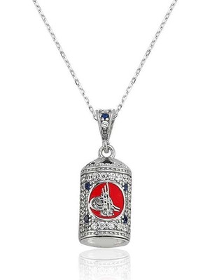 Inure Jewelry Gümüş Tuğra Cevşen Bayan Kolye