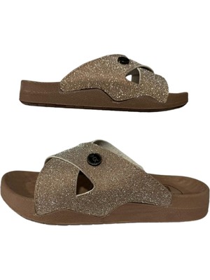 Mulex 11653-S Kadın Çapraz Simli Model Anatomik Taban Terlik