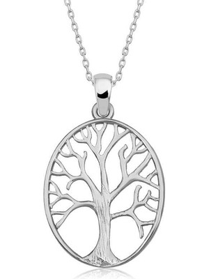 Inure Jewelry Gümüş Hayat Ağacı Kadın Kolye
