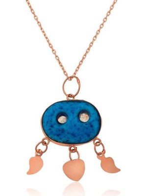 Inure Jewelry Gümüş Süryani Gözü Kolye