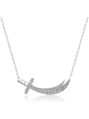 Inure Jewelry Gümüş Zülfikar Kılıcı Kadın Kolye