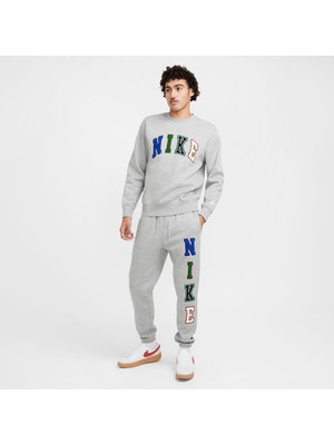 Nike Club Brushed Fleece Erkek Gri Günlük Eşofman ALTI-FZ0881-063-TANEMSPORT