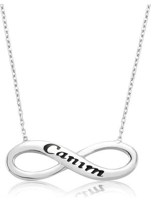 Inure Jewelry Gümüş Canım Sonsuzluk Bayan Kolye