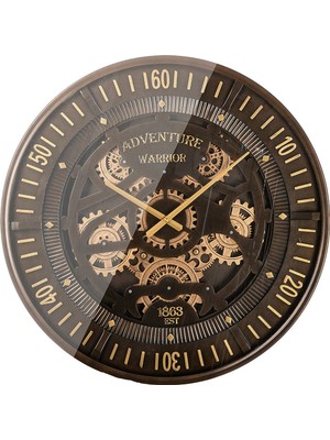 BAYILDIM Metal Çarklıduvar Saati