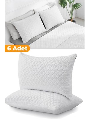 Serstil 6 Adet - Kapitone Fermuarlı Yastık Alezi 50X70 cm