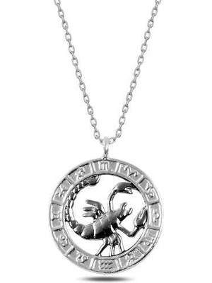 Inure Jewelry ​​Gümüş Akrep Burcu Kolye