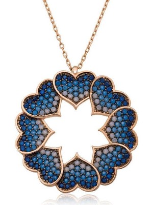 Inure Jewelry ​Gümüş Kalp Çemberi Bayan Kolye