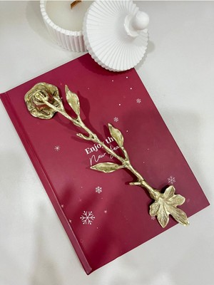 PremiumPort Uzun Yaprak Dallı Pirinç Döküm Mum Söndürücü, Şık Ev Dekorasyonu