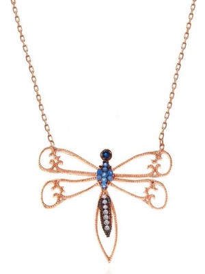 Inure Jewelry Gümüş Rose Yusufçuk Kadın Kolye