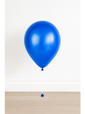 Koyu Mavi Metalik Renk Balon 25 Adet