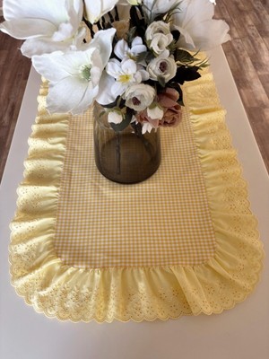 PremiumPort Vintage Tarzda Şık Oval Runner, 40X140 Cm, Zarif ve Şık Dekoratif Seçim