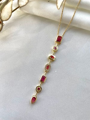 Modesa Bijuteri Barbie Element Pembe Çelik Kolye- Kutulu Gönderim