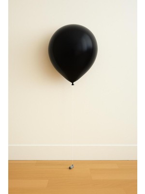Siyah Renk Balon 25 Adet