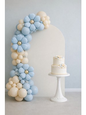 Balon Seti 80 Adet ( Açık Mavi-Deniz Kumu )