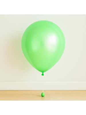 Açık Yeşil Metalik Renk Balon 25 Adet