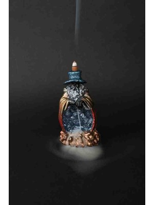 Tedisanat Büyücü Gandalf Geri Akış Tütsülük Buhurdanlık 10 Adet Tütsü Hediyeli