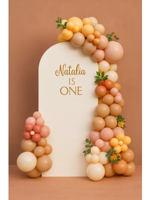 Balon Seti 120 Adet ( Pink Blush-Hazelnut-Şeftali-Beyaz )