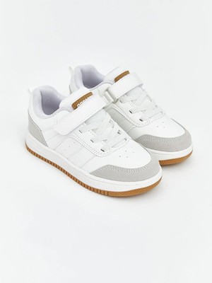 LC Waikiki Beyaz Bağcık ve Cırt Cırtlı Erkek Bebek Spor Ayakkabı  (S6)