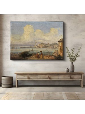 TosbArt J.m.w. Turner Genova Limanı Deniz Manzarası Kanvas Tablo Sanat Tablosu Ressam Tablosu