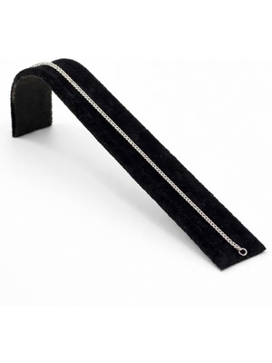 Pangu Ince Klasik Zincir Gümüş Renk Çelik Bileklik