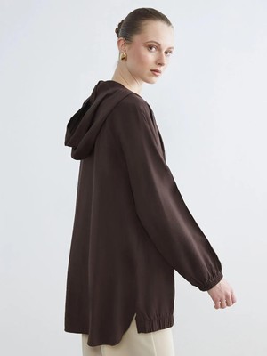 LC Waikiki Kapüşonlu Kadın Ceket  (S6)