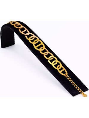 Pangu Modern Geniş Halkalı Çelik Bileklik