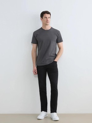 LC Waikiki Siyah 750 Slim Fit Erkek Jean Pantolon  (S6)