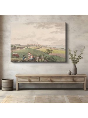 TosbArt John Constable Kırsal Doğa Manzarası Kanvas Tablo Sanat Tablosu Ressam Tablosu