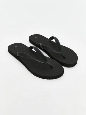LC Waikiki Siyah Erkek Parmak Arası Plaj Terliği  (S6)