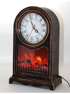 Esranın Dünyası LED Işıklı Saatli Şömine AALK2501 RSKRG34-ESRDNS