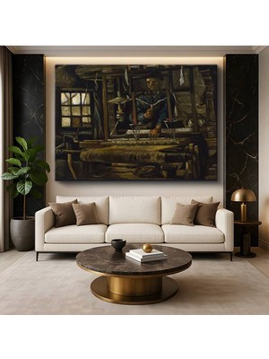 TosbArt Vincent Van Gogh Dokumacı Meslek Resmi Kanvas Tablo Sanat Tablosu Ressam Tablosu