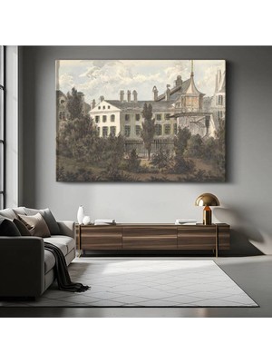 TosbArt John Constable Malikane Bahçesi Peyzaj Resmi Kanvas Tablo Sanat Tablosu Ressam Tablosu