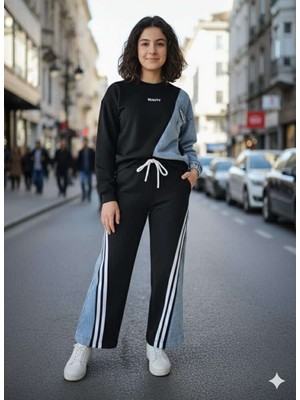 Sy Store Kız Çocuk Alt Üst Kot Takım