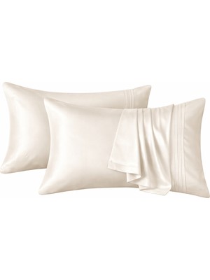 Diamond Touch Mat 100% Pamuk Saten Yastık Kılıfı