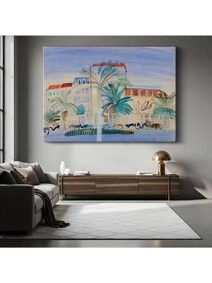 TosbArt Raoul Dufy Cannes Akdeniz Manzarası Kanvas Tablo Sanat Tablosu Ressam Tablosu