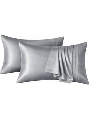 Diamond Touch Mat 100% Pamuk Saten Yastık Kılıfı