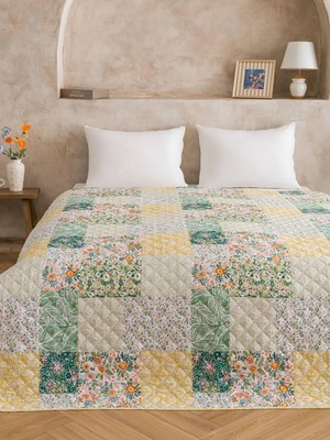 LC Waikiki Karışık Çiçek Desenli Yatak Örtüsü 200X220 cm  (S6)