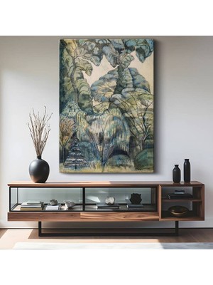 TosbArt John Constable Yeşil Orman Manzarası Kanvas Tablo Sanat Tablosu Ressam Tablosu