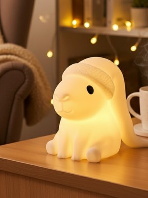 Pammuks Dekoratif Yılbaşı Konseptli Gece Lambası Pilli Aydınlatma Ev Hediyesi