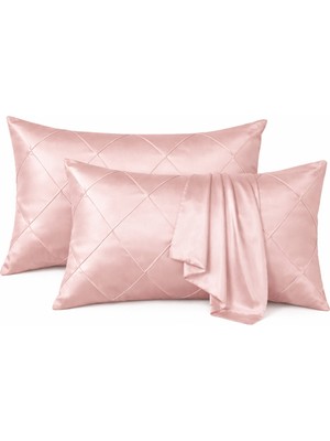 Calm Line-Mat Pamuk Saten Dekoratif Yastık Kılıfı