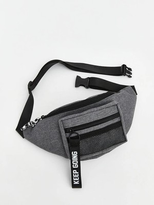 LC Waikiki Gri Erkek Çocuk Göğüs Çantası  (S6)