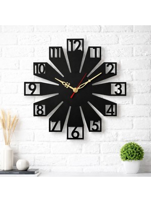 🕒 Sscnc Lazer Kesim Modern Duvar Saati | Şık Tasarım 40×40 cm