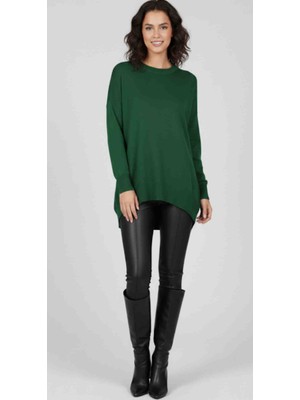 Modelist Baharlık Ince Trıko Uzun Basıc Tunik